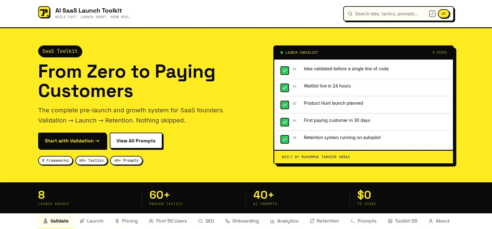 AI SaaS Launch Toolkit