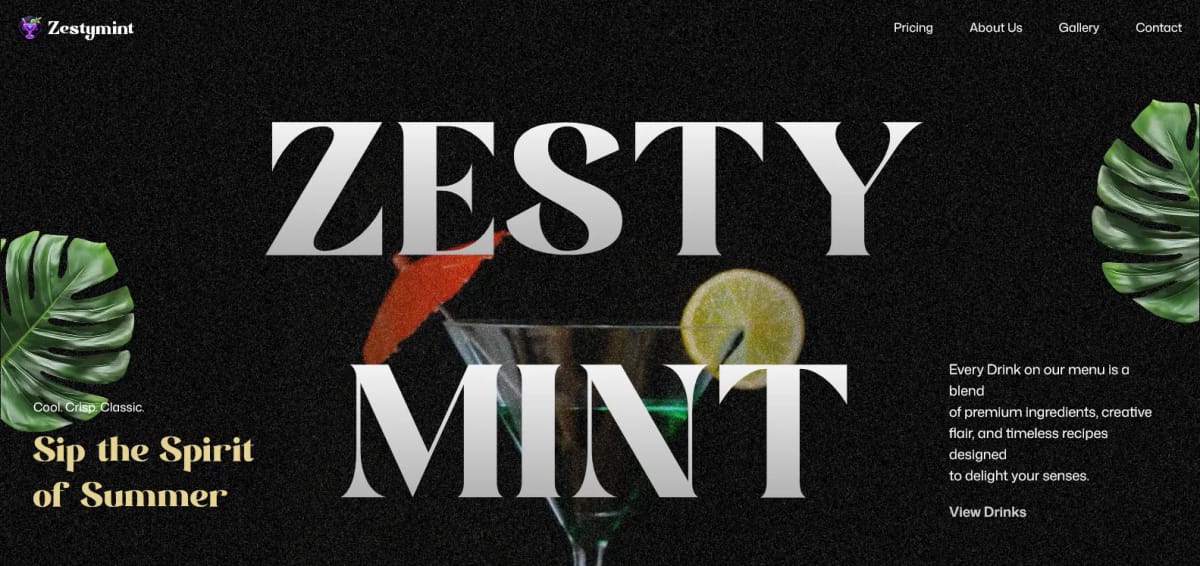 Zestymint Drink
